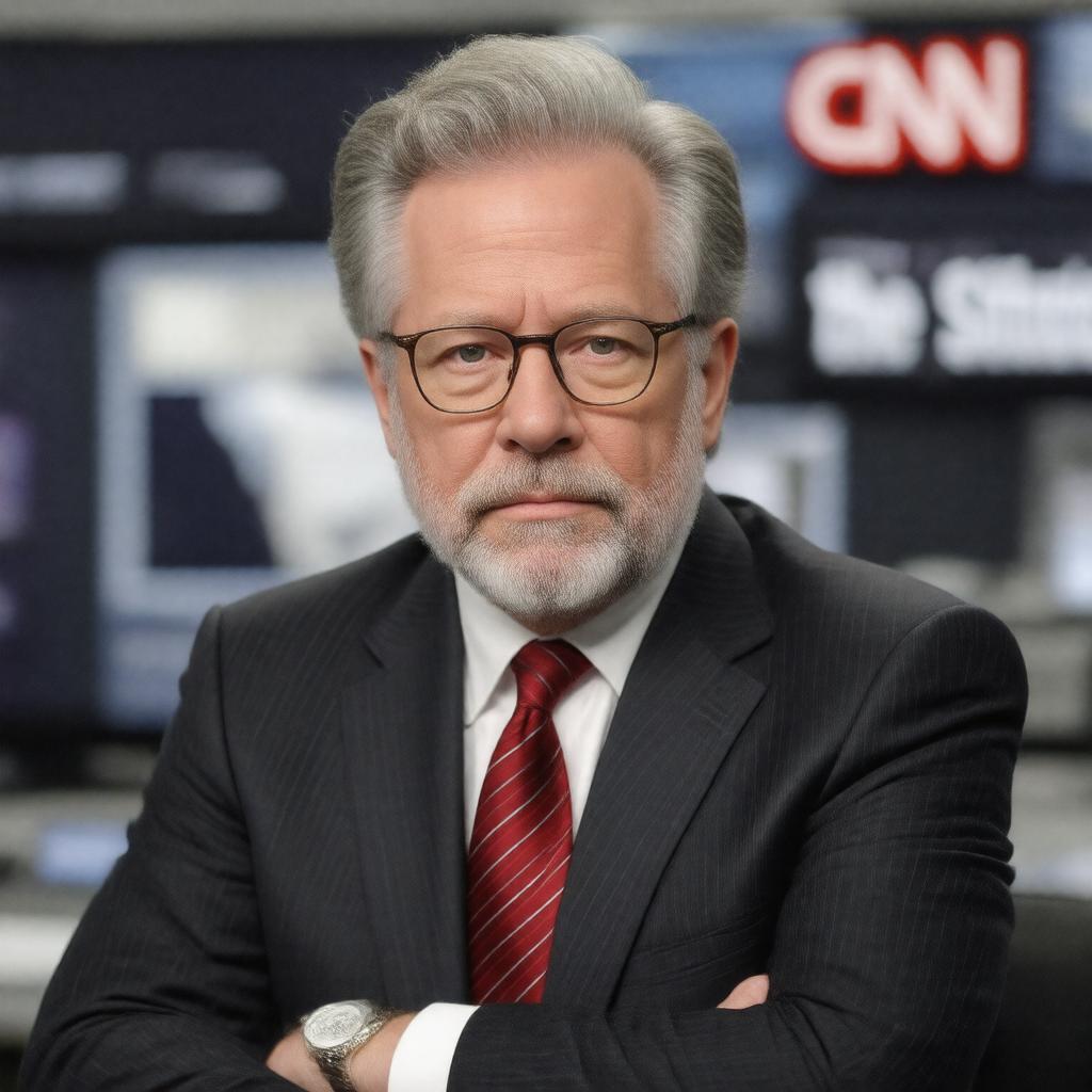 AI-created image of Wolf Blitzer