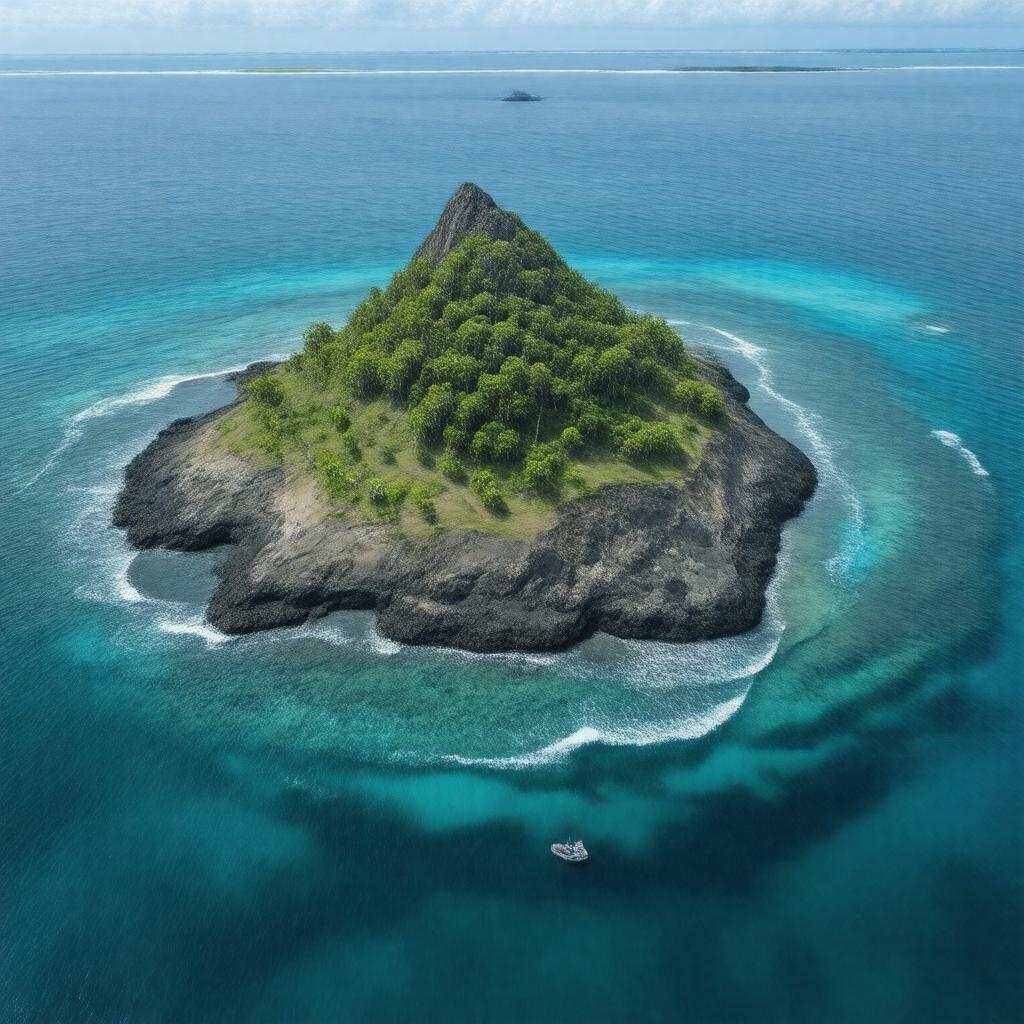 AI-created image of Wolf Island