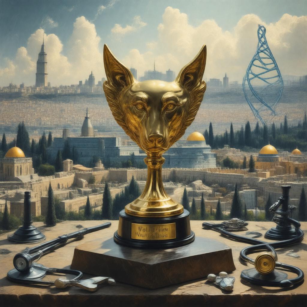 Click to view larger image AI-created image of Wolf Prize in Medicine