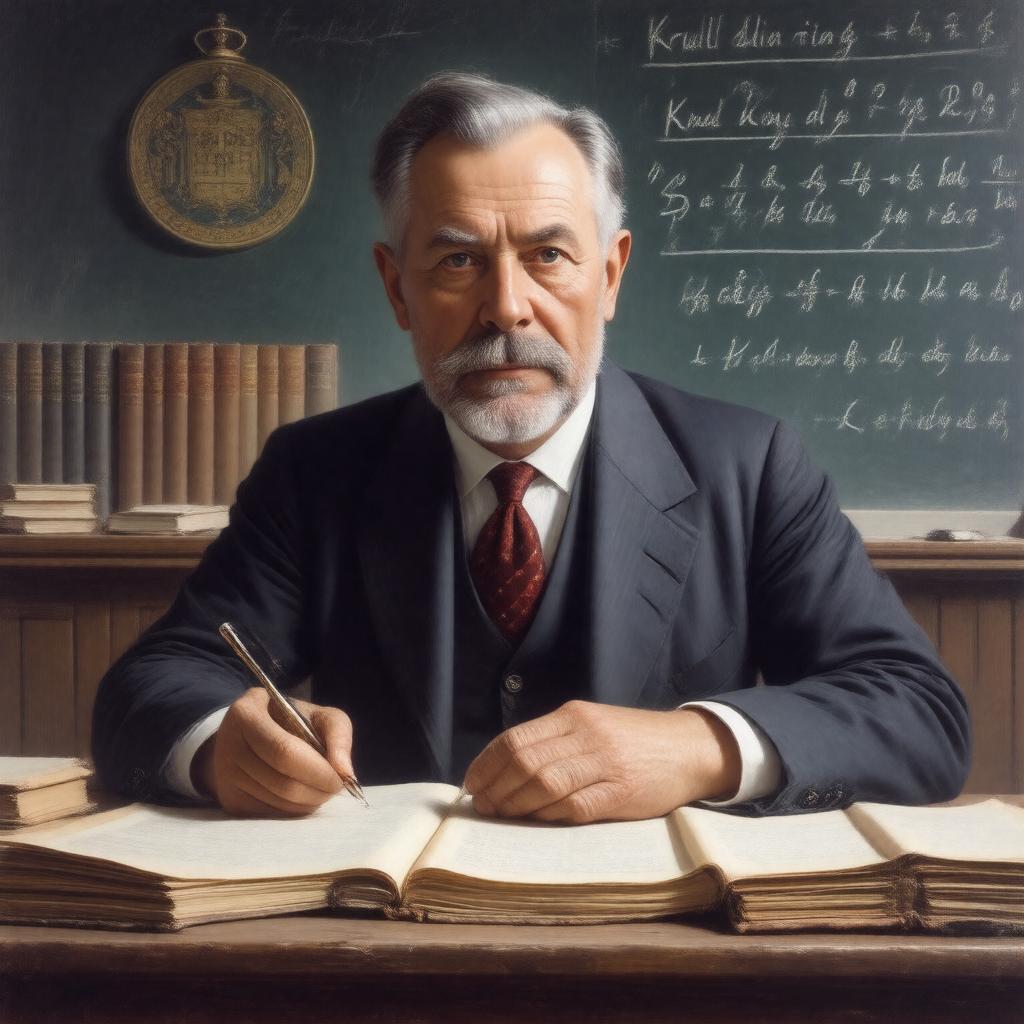 AI-created image of Wolfgang Krull