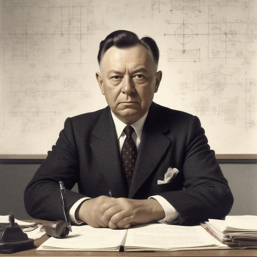 AI-created image of Wolfgang Pauli