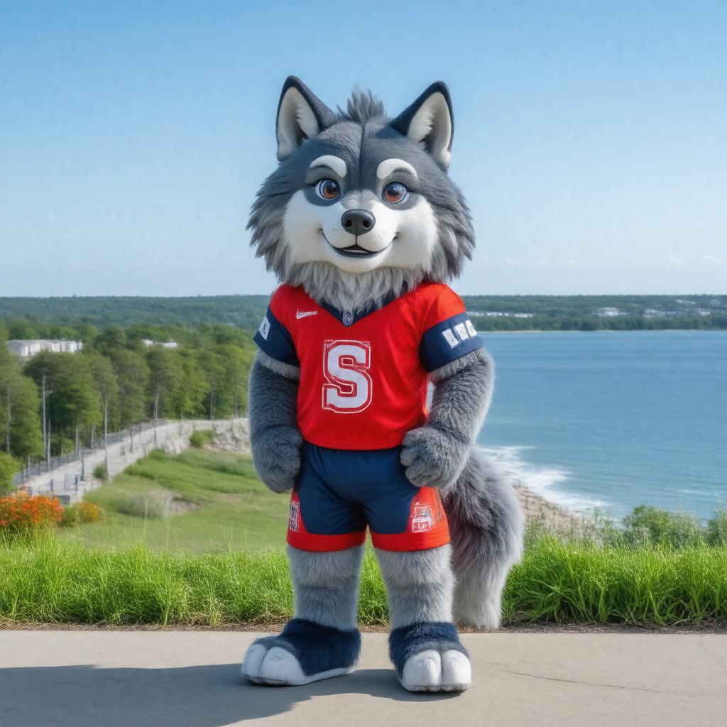 AI-created image of Wolfie the Seawolf