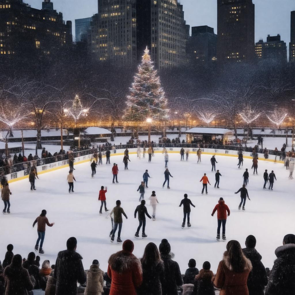 Click to view larger image AI-created image of Wollman Rink