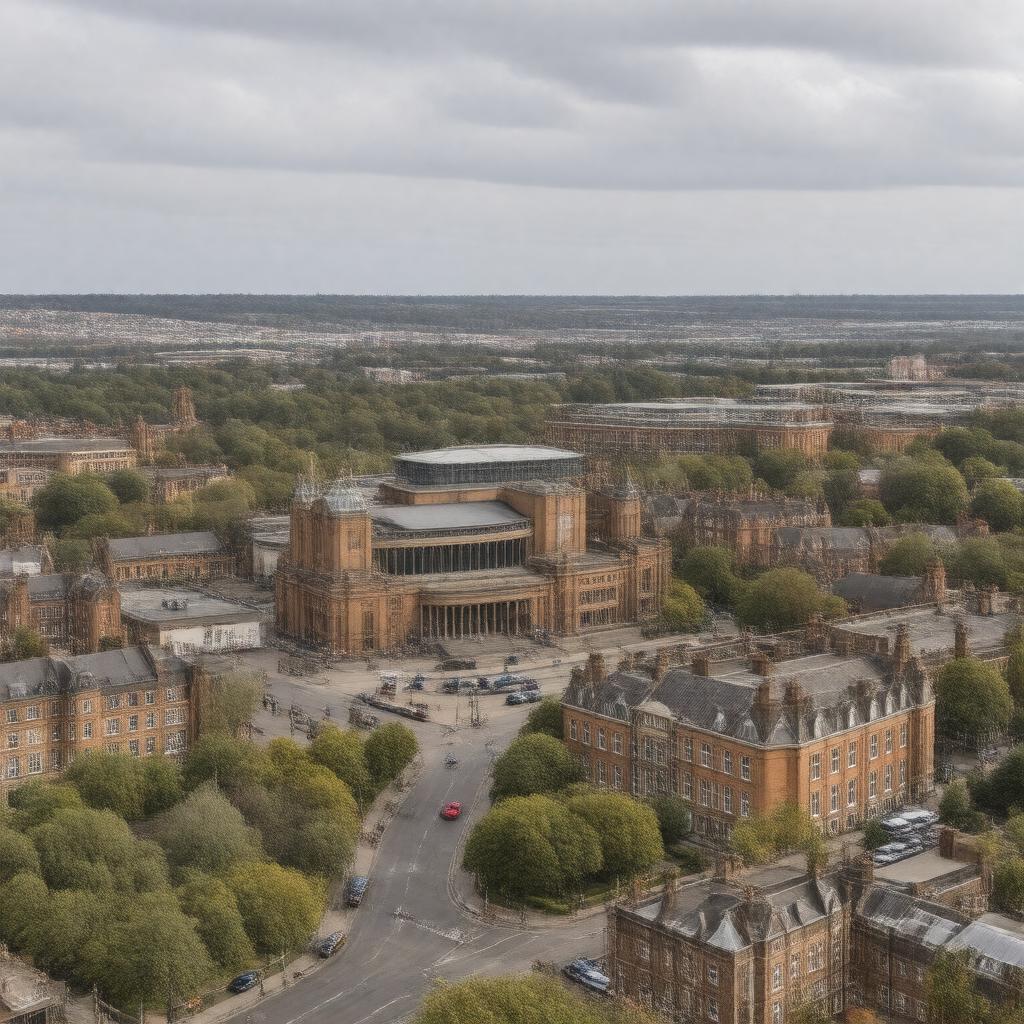 AI-created image of Wolverhampton, England