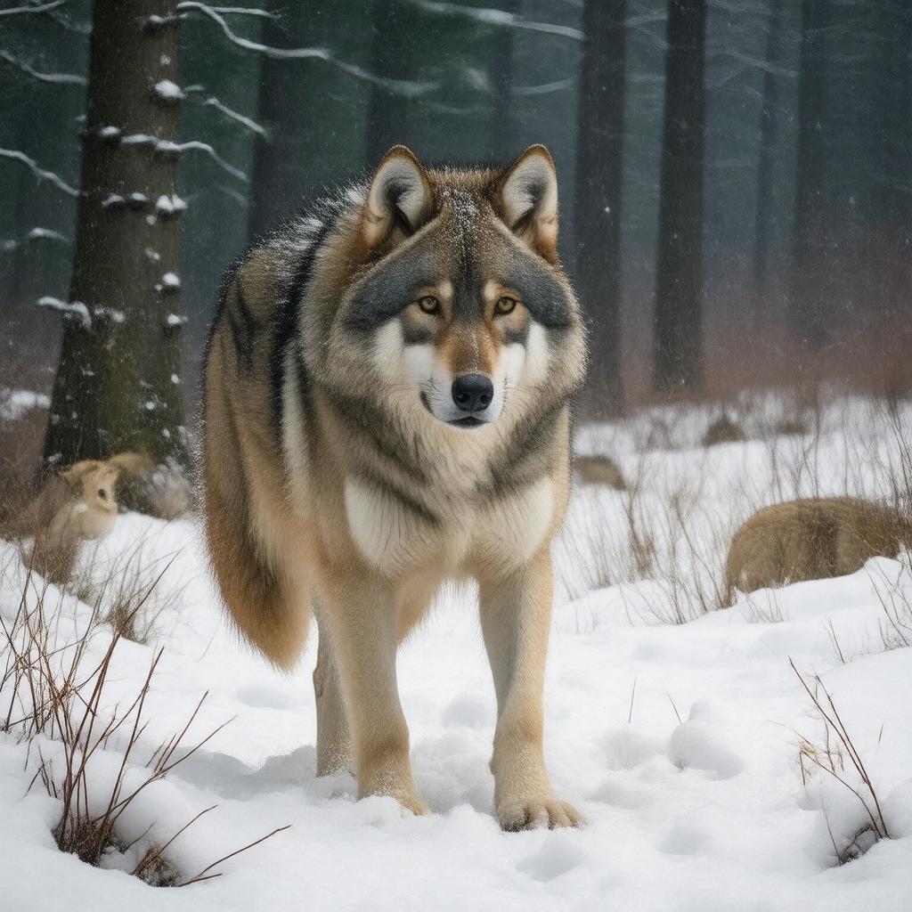 AI-created image of Wolves