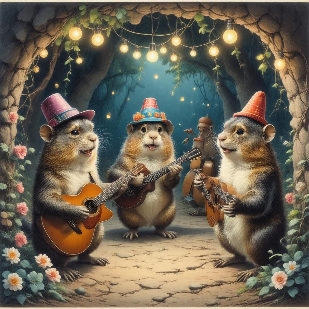 Click to view larger image AI-created image of Womble Burrow Boogie