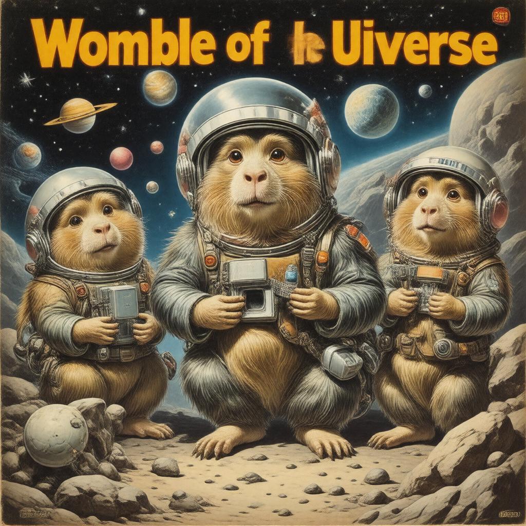 Click to view larger image AI-created image of Womble of the Universe