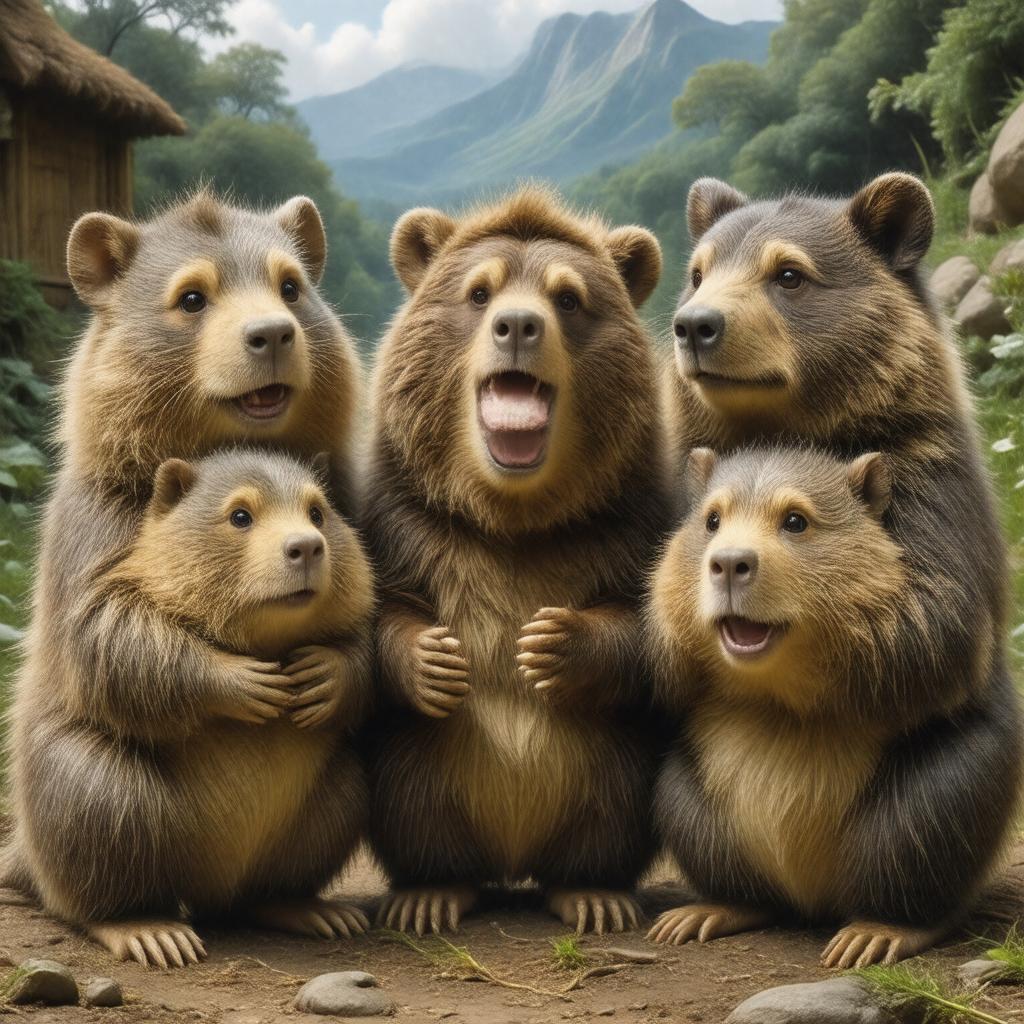 AI-created image of Wombling Free