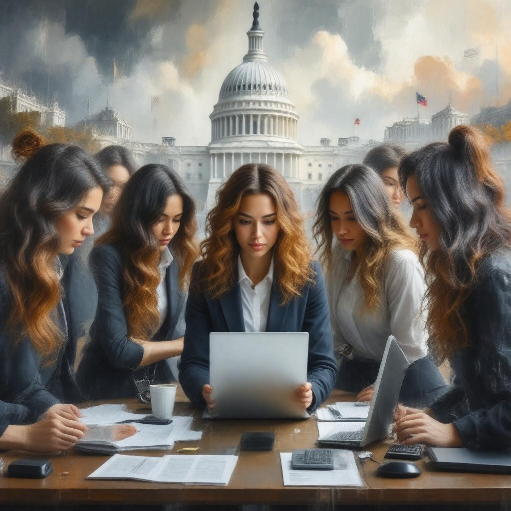 AI-created image of Women-Owned Small Business (WOSB) Program