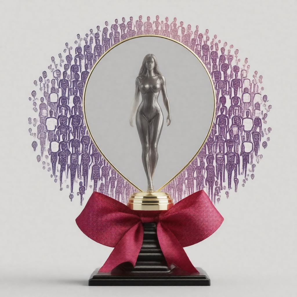 Click to view larger image AI-created image of Women of Achievement Award