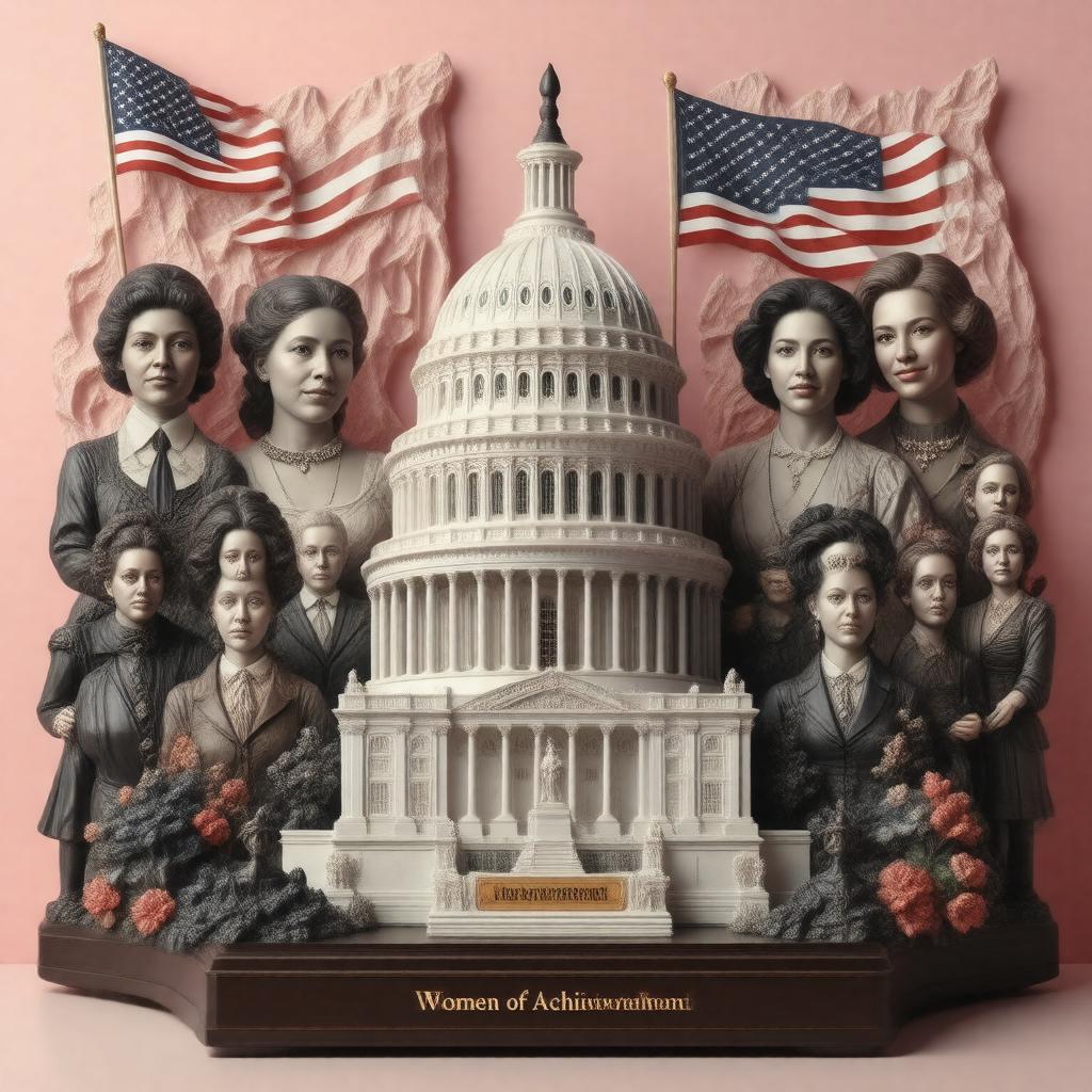 AI-created image of Women of Achievement Award (National Women's Political Caucus)