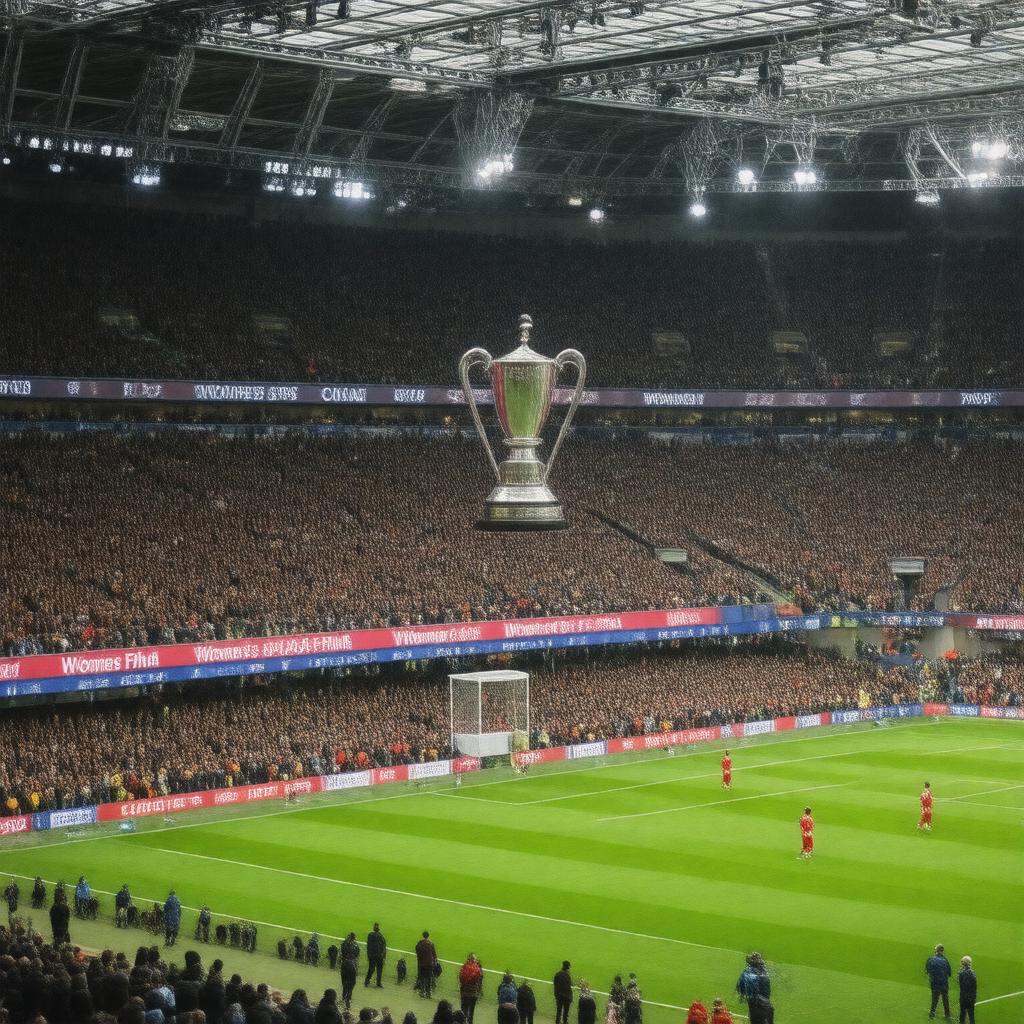 AI-created image of Women's FA Cup Final
