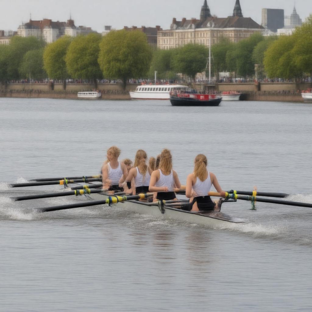 AI-created image of Women's Head of the River Race