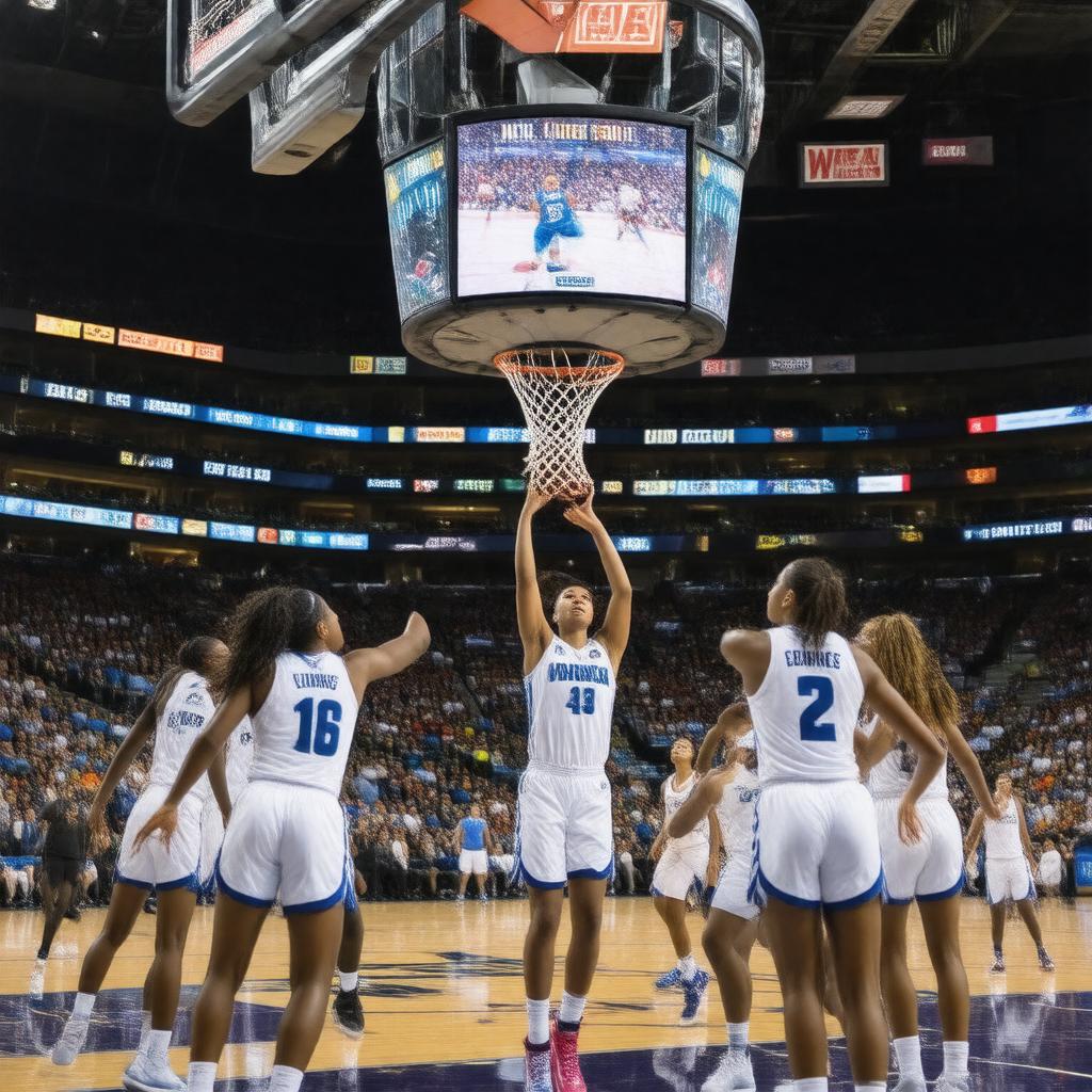 AI-created image of Women's National Basketball Association