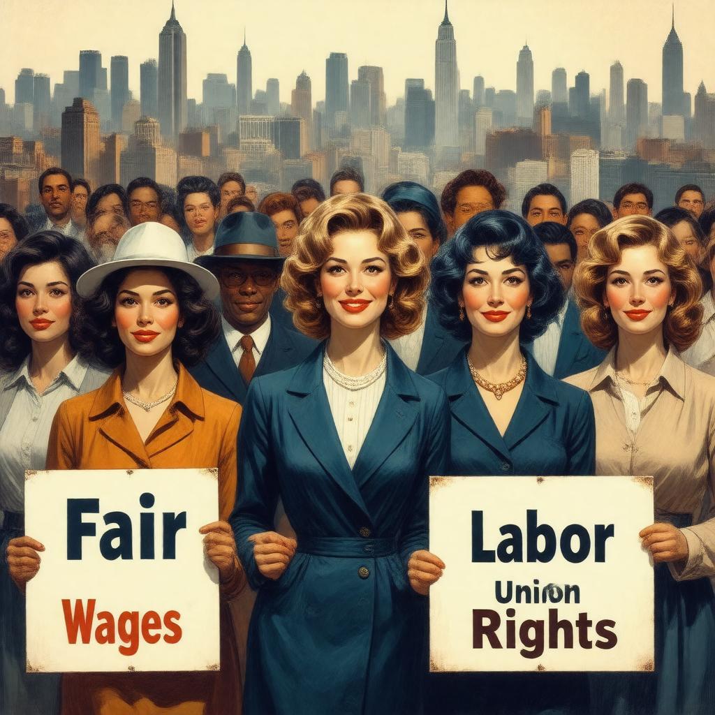 AI-created image of Women's Trade Union League