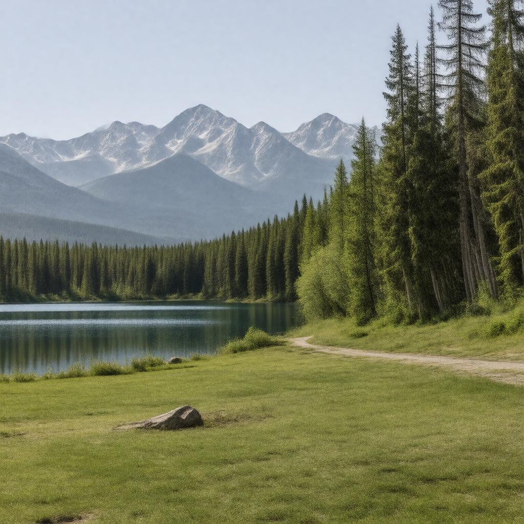 AI-created image of Wonder Lake Campground