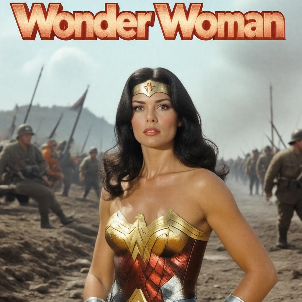 AI-created image of Wonder Woman (1975 TV series)