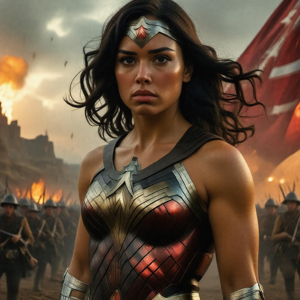 AI-created image of Wonder Woman (2017)