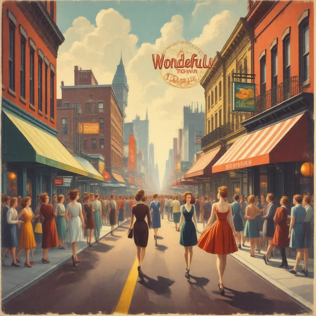 Click to view larger image AI-created image of Wonderful Town