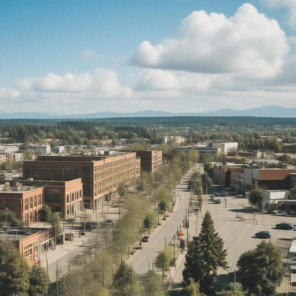 AI-created image of Woodburn, Oregon, United States