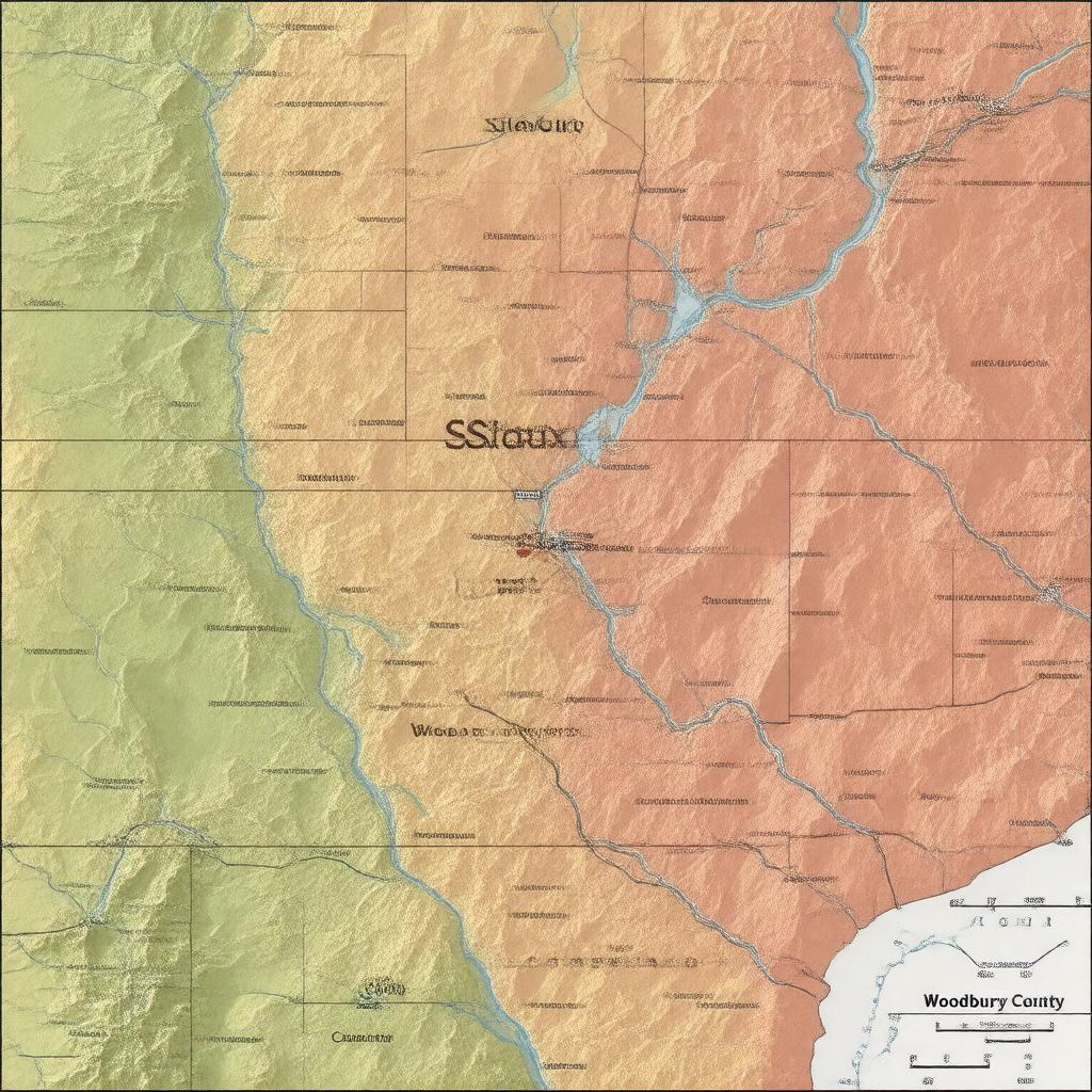AI-created image of Woodbury County