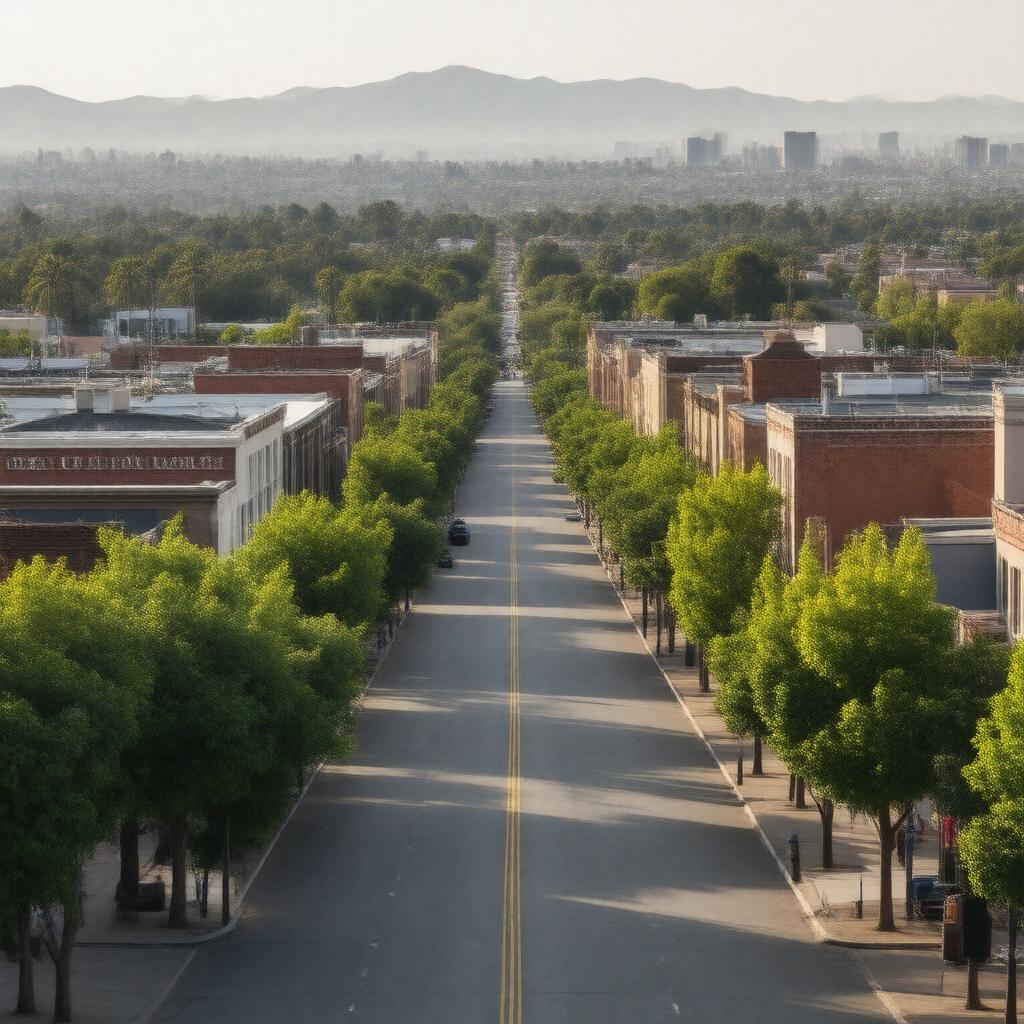 AI-created image of Woodland, California, USA