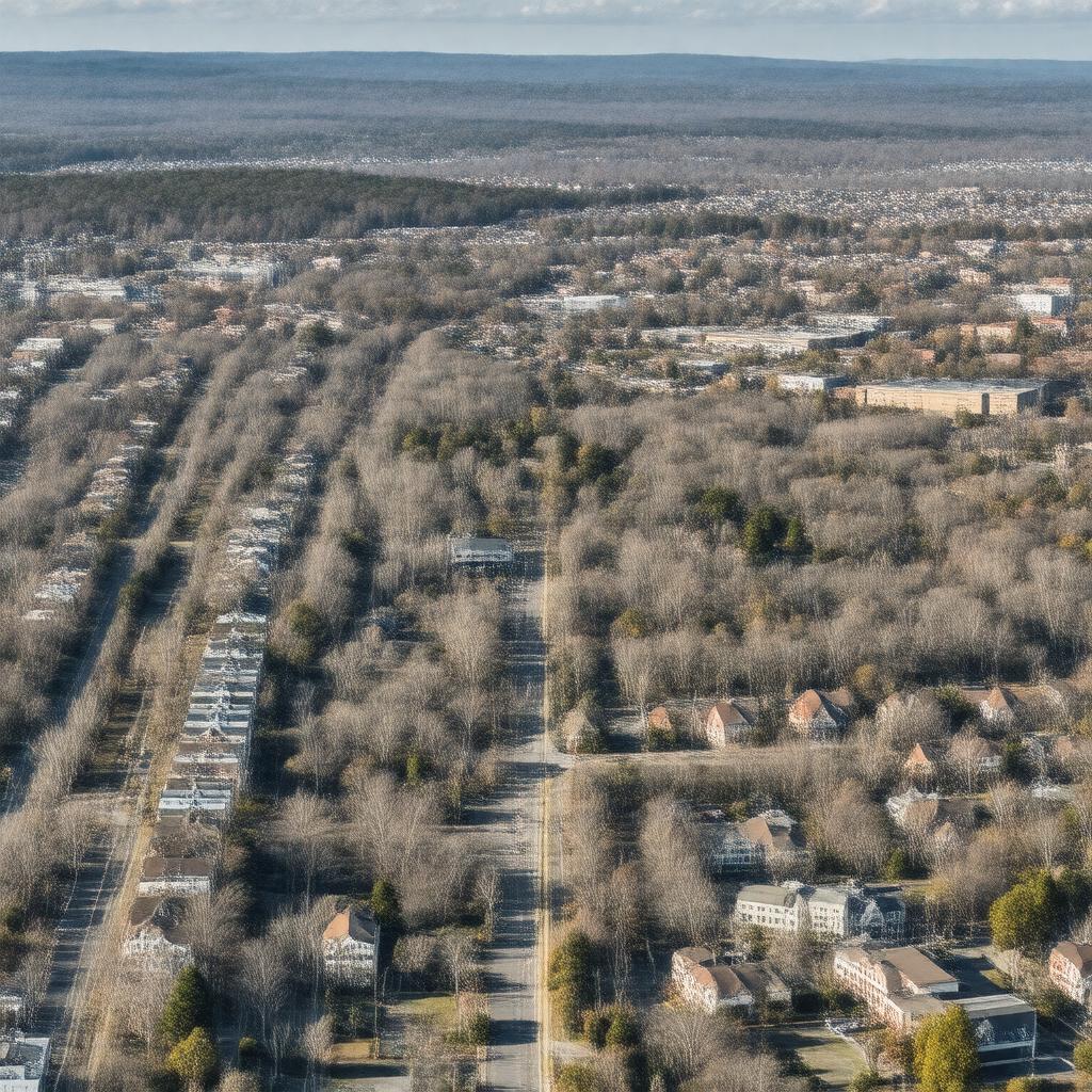 AI-created image of Woodlawn, Maryland