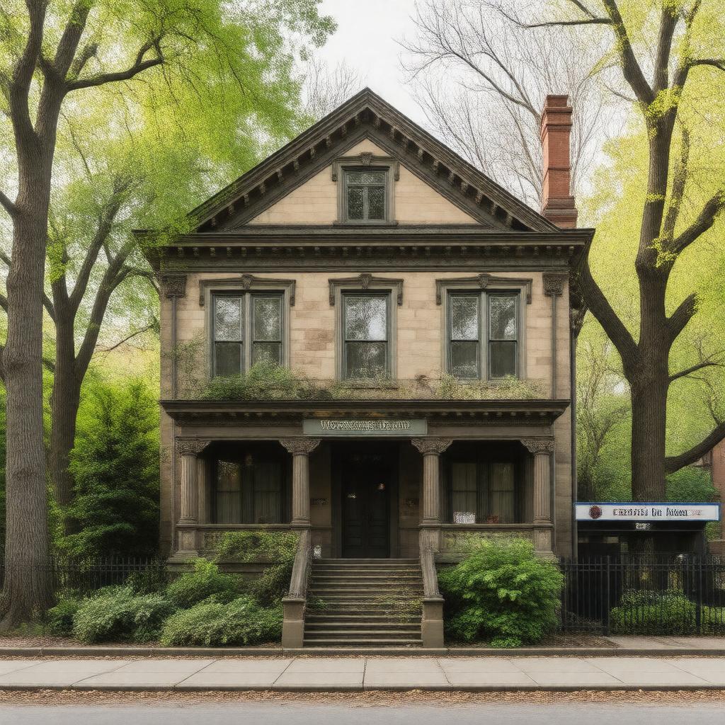 AI-created image of Woodmere Art Museum