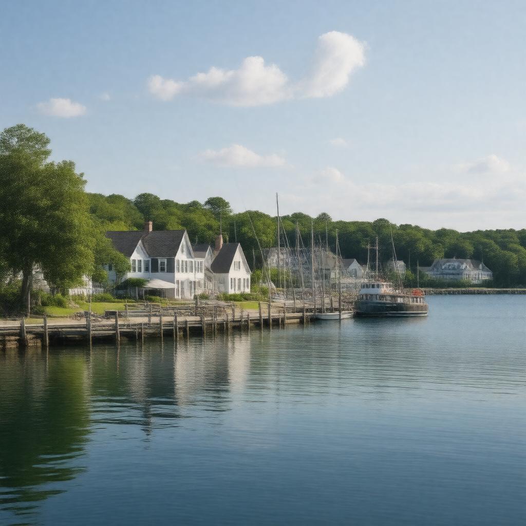 AI-created image of Woods Hole