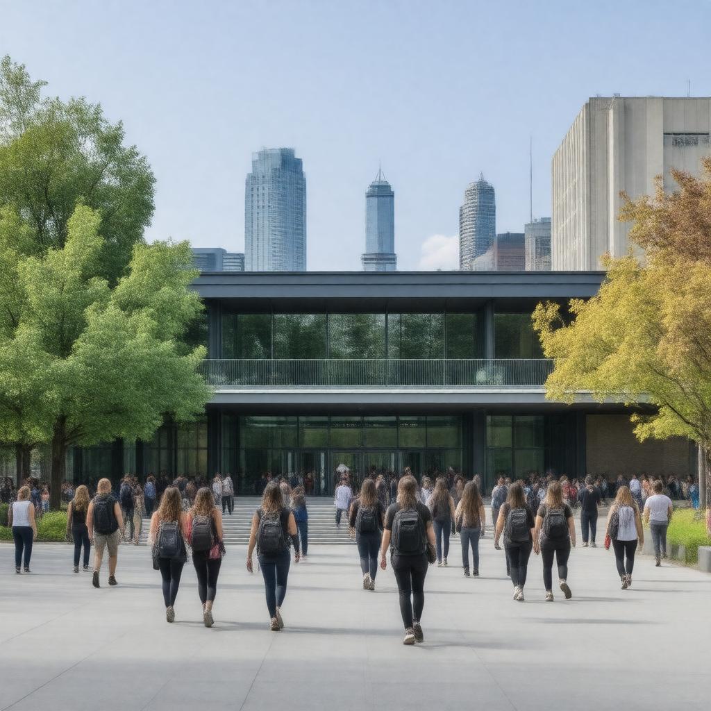 AI-created image of Woodsworth College