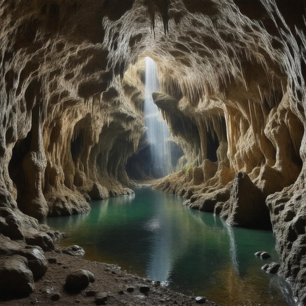 AI-created image of Wookey Hole Caves