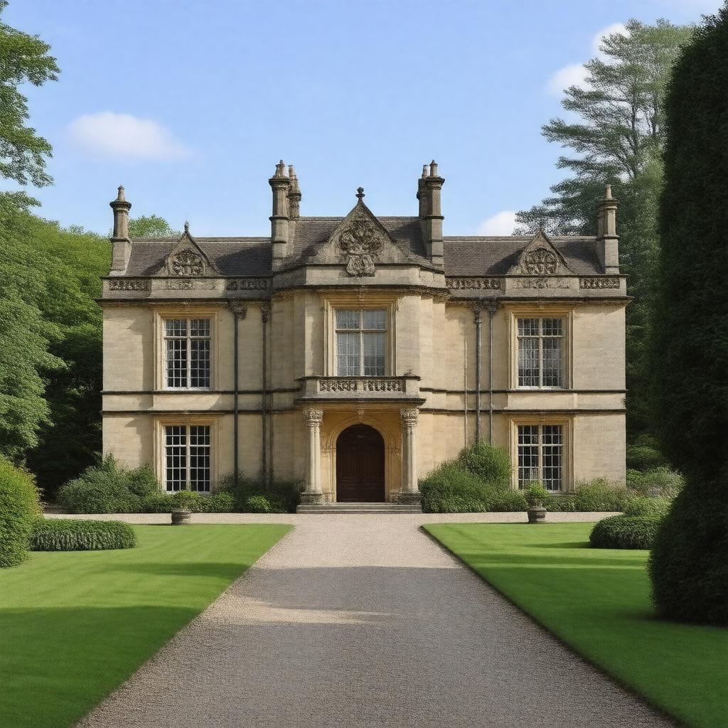 AI-created image of Woolley Hall