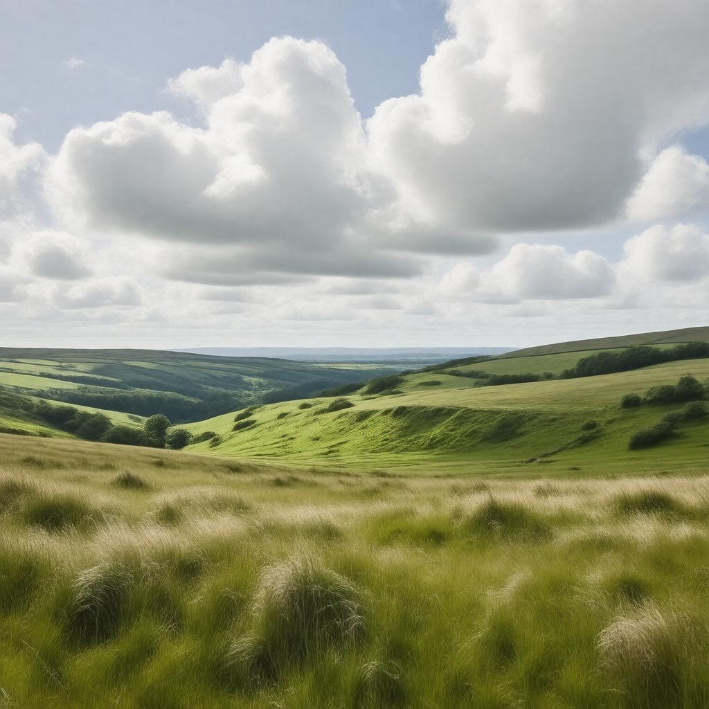Click to view larger image AI-created image of Woolley Moor, Morwenstow, Cornwall