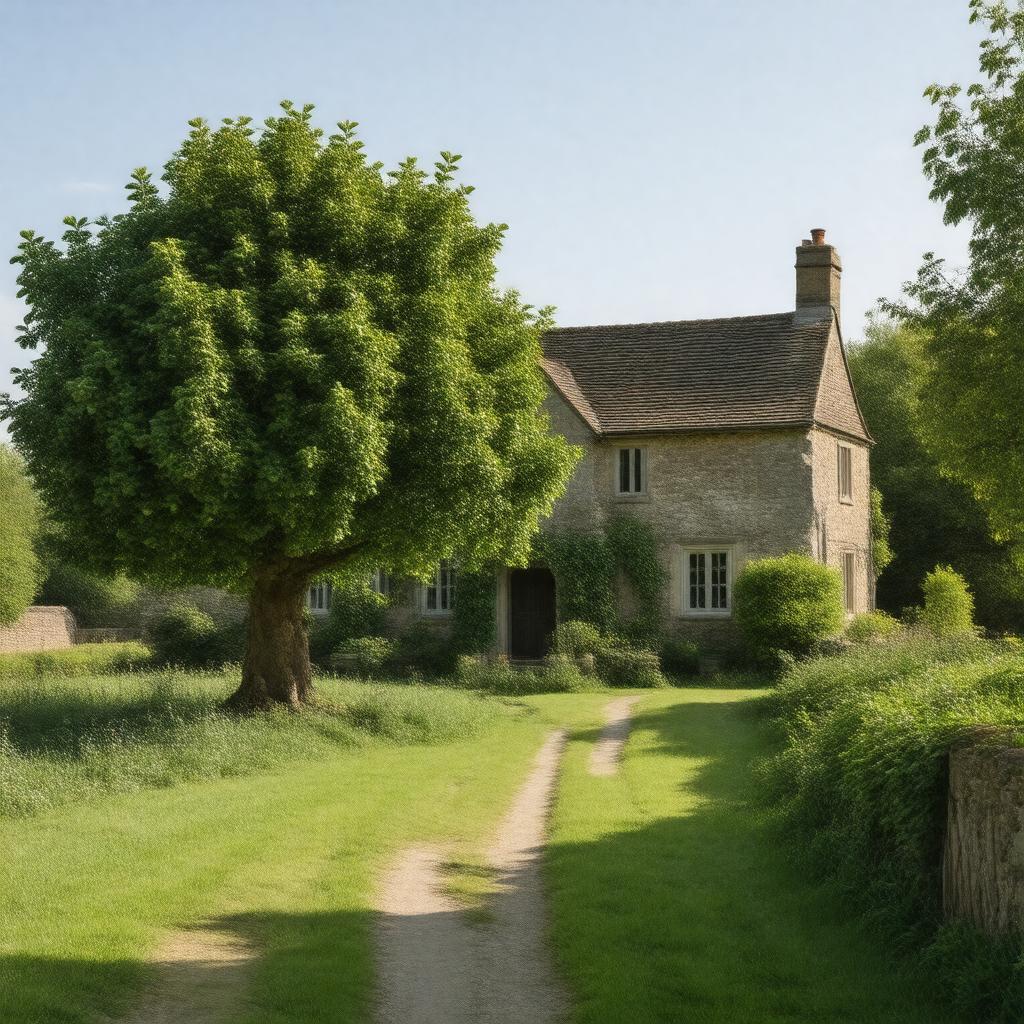 Click to view larger image AI-created image of Woolsthorpe Manor