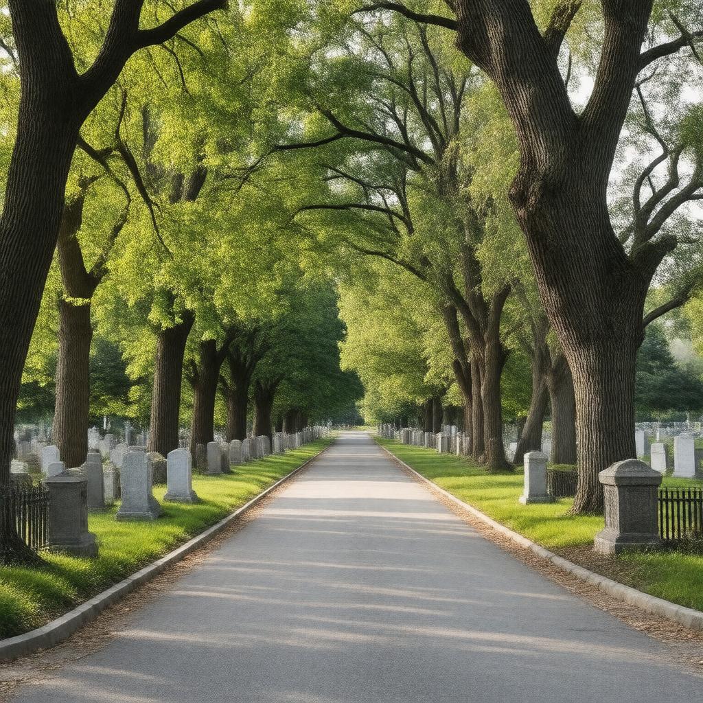 AI-created image of Wooster Cemetery, Danbury, Connecticut