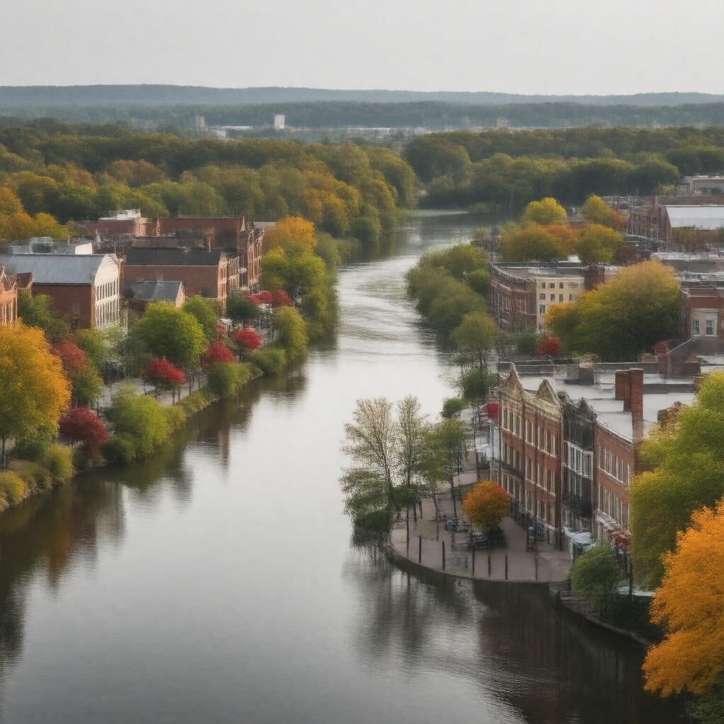 AI-created image of Wooster, Ohio, United States