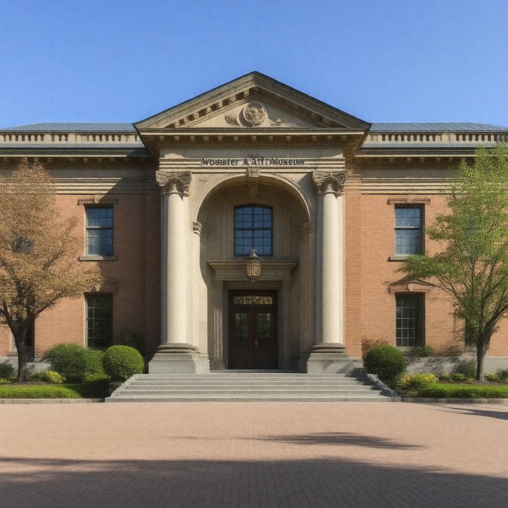 AI-created image of Worcester Art Museum (US)