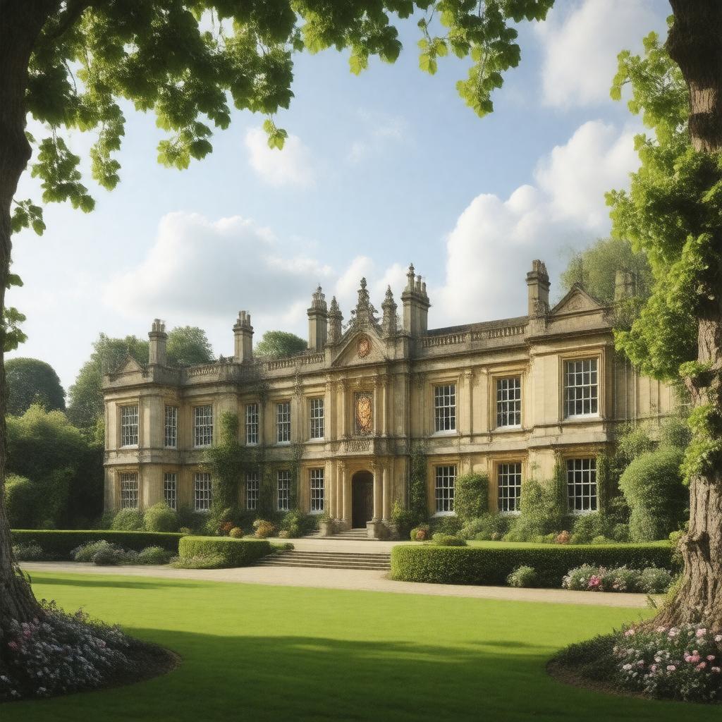 AI-created image of Worcester College