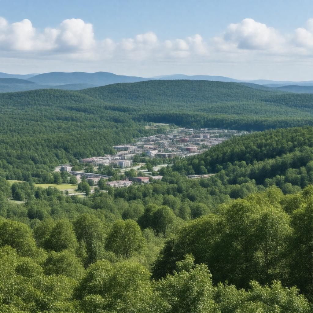 AI-created image of Worcester County, Massachusetts