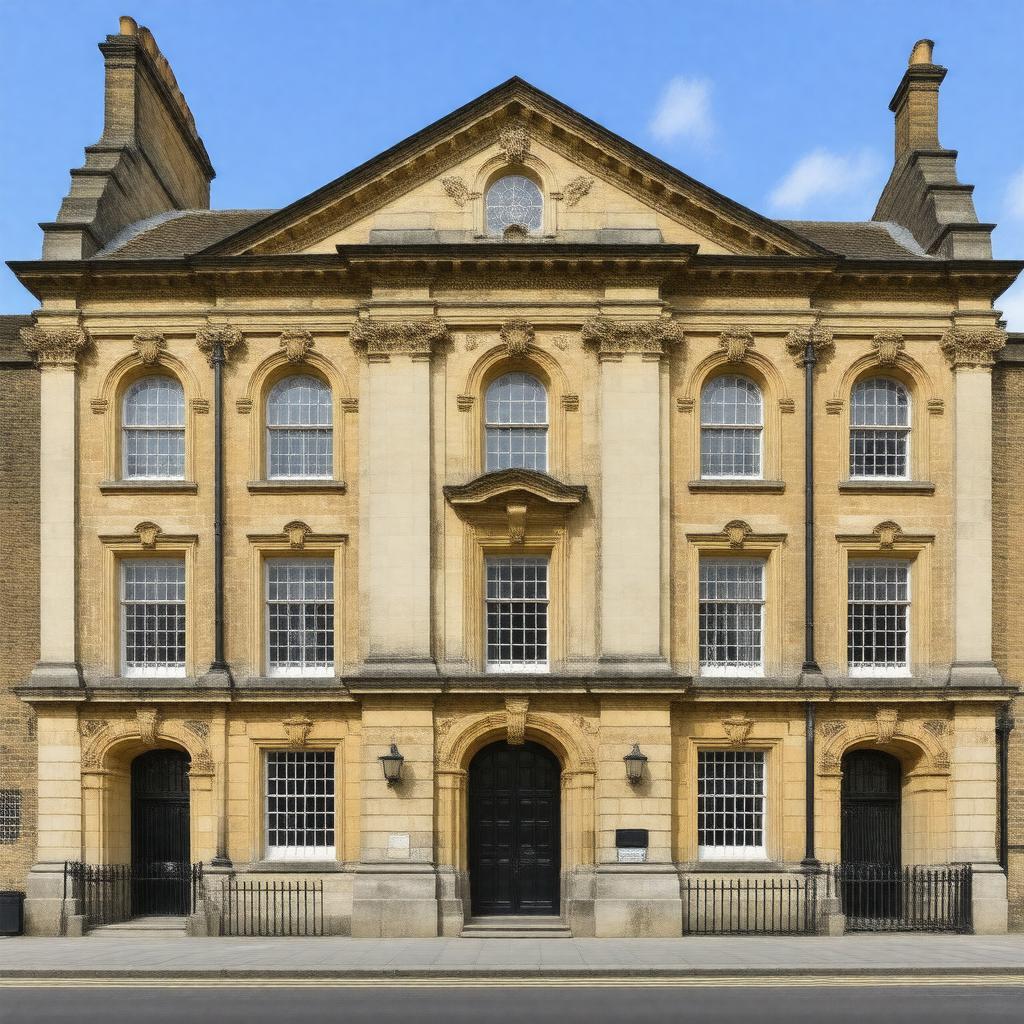 Click to view larger image AI-created image of Worcester Guildhall (UK)