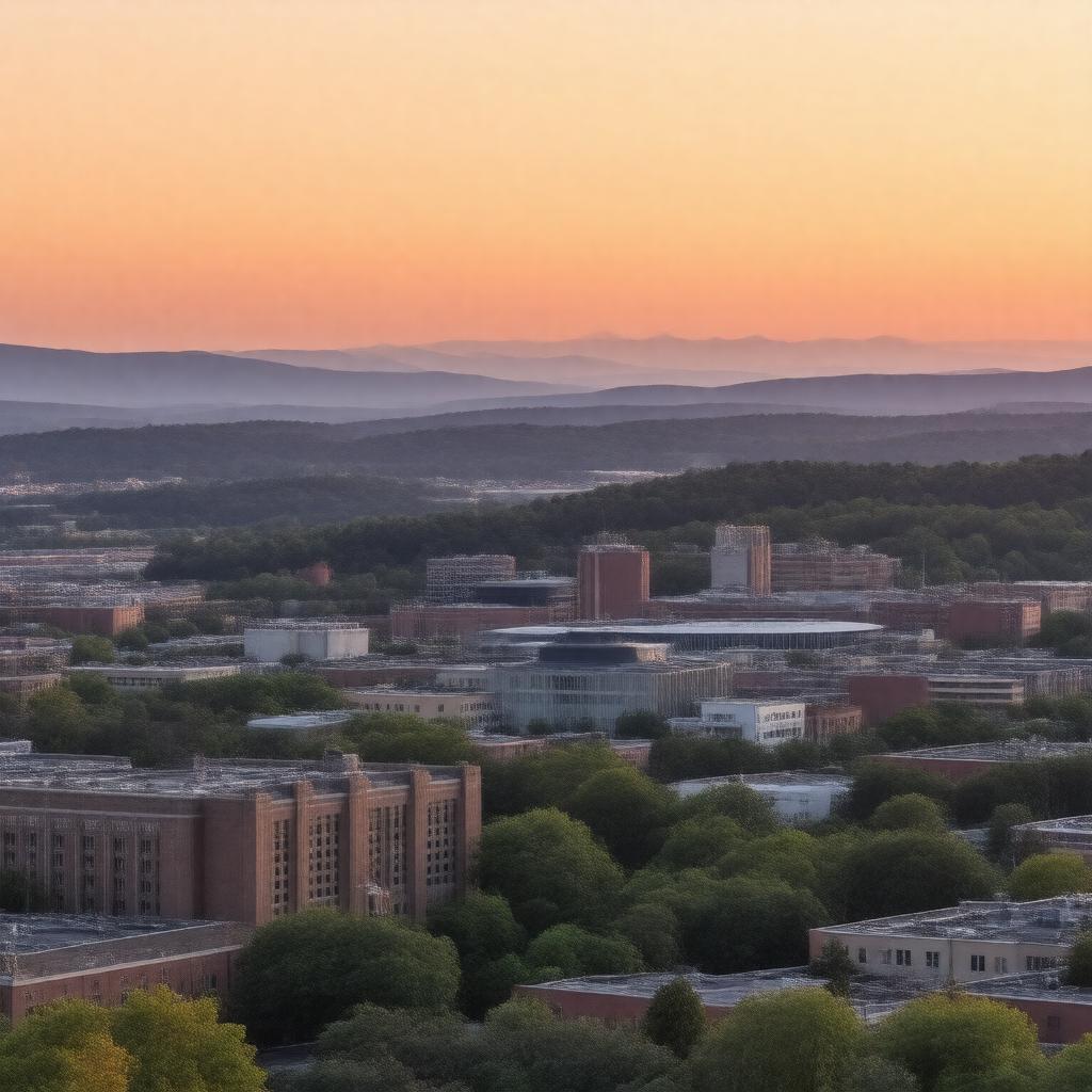 AI-created image of Worcester, Massachusetts