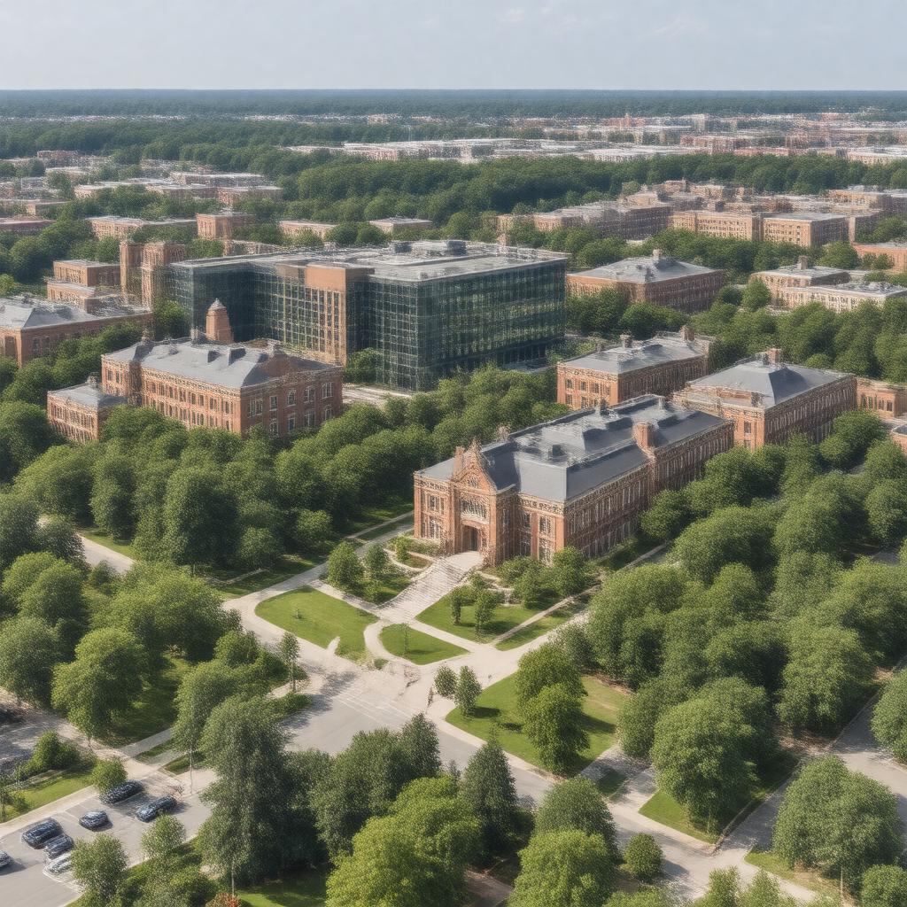 AI-created image of Worcester Polytechnic Institute