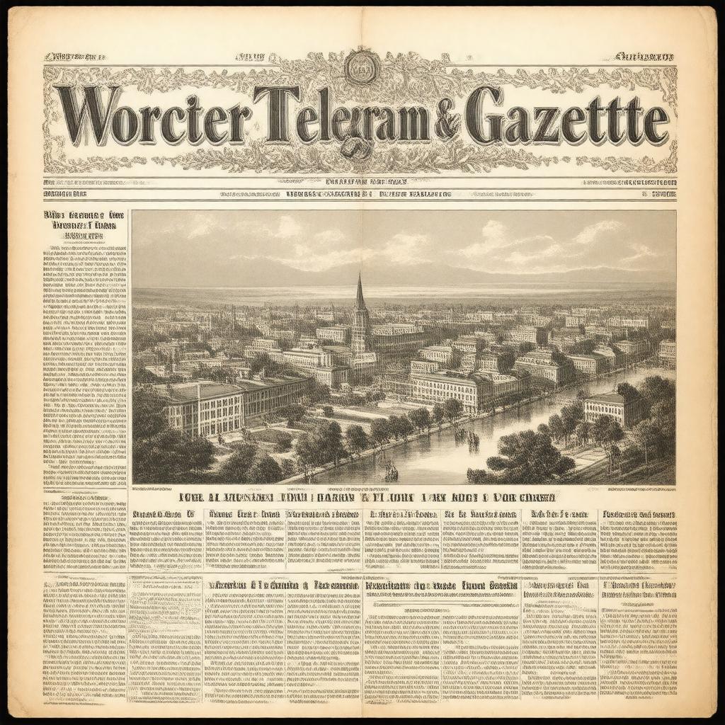 Click to view larger image AI-created image of Worcester Telegram & Gazette