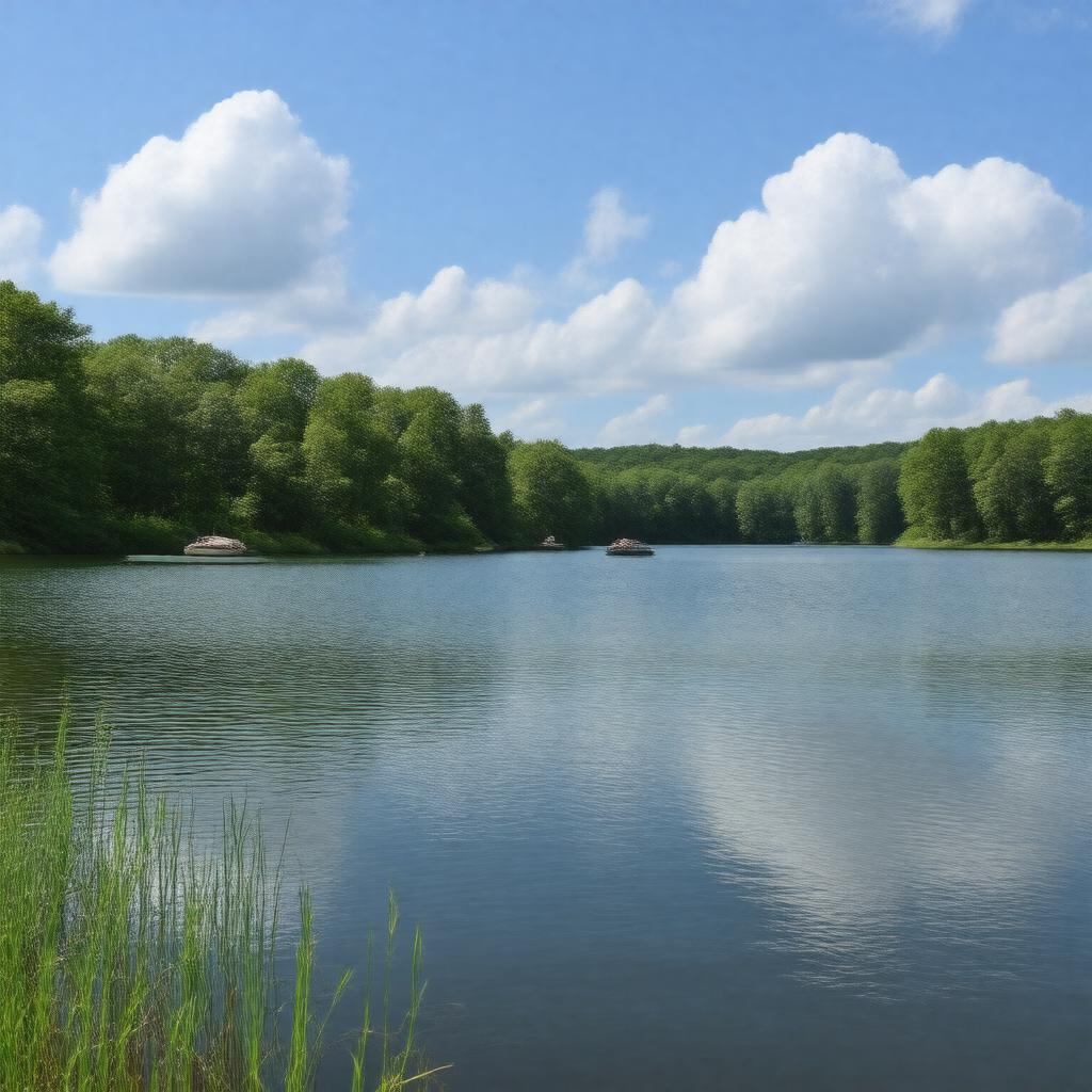 Click to view larger image AI-created image of Worden Pond