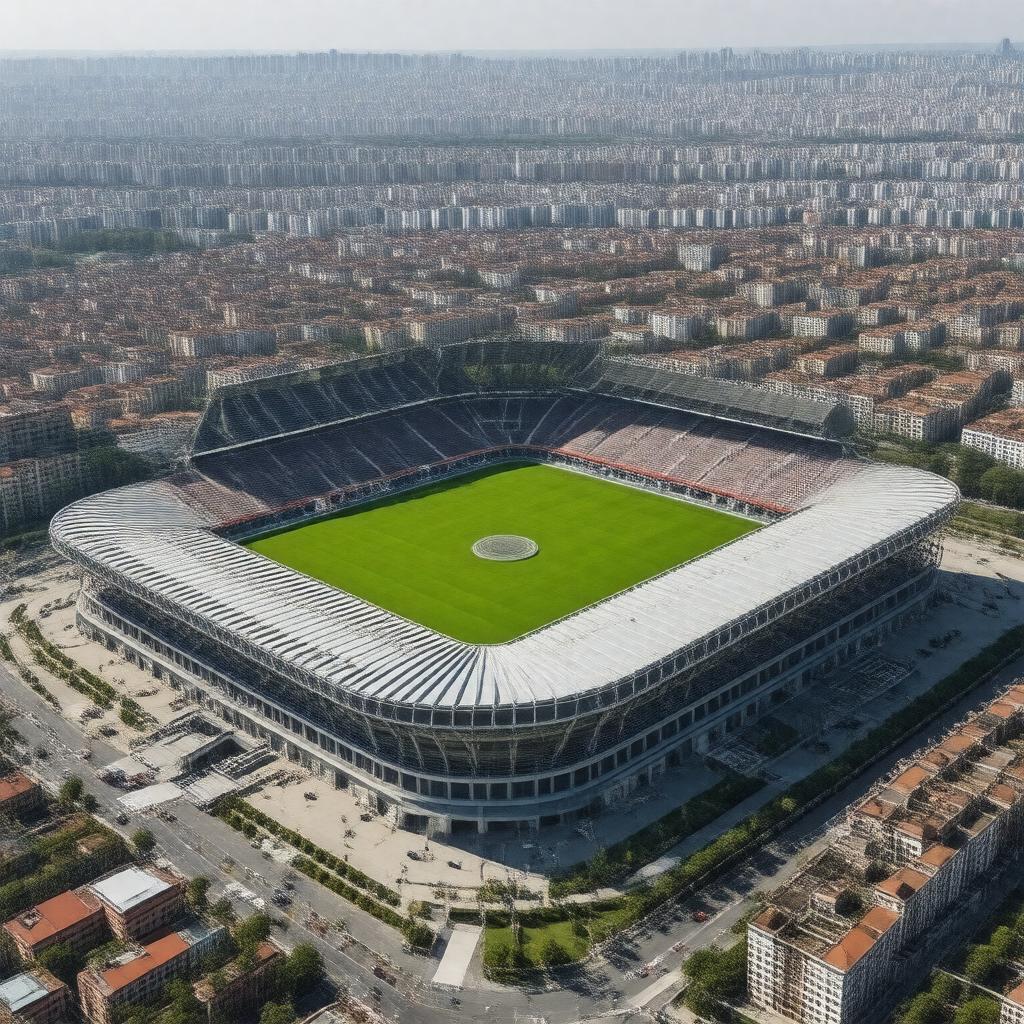 AI-created image of Workers' Stadium