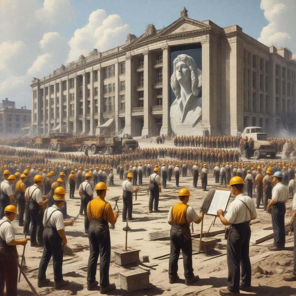 AI-created image of Works Progress Administration