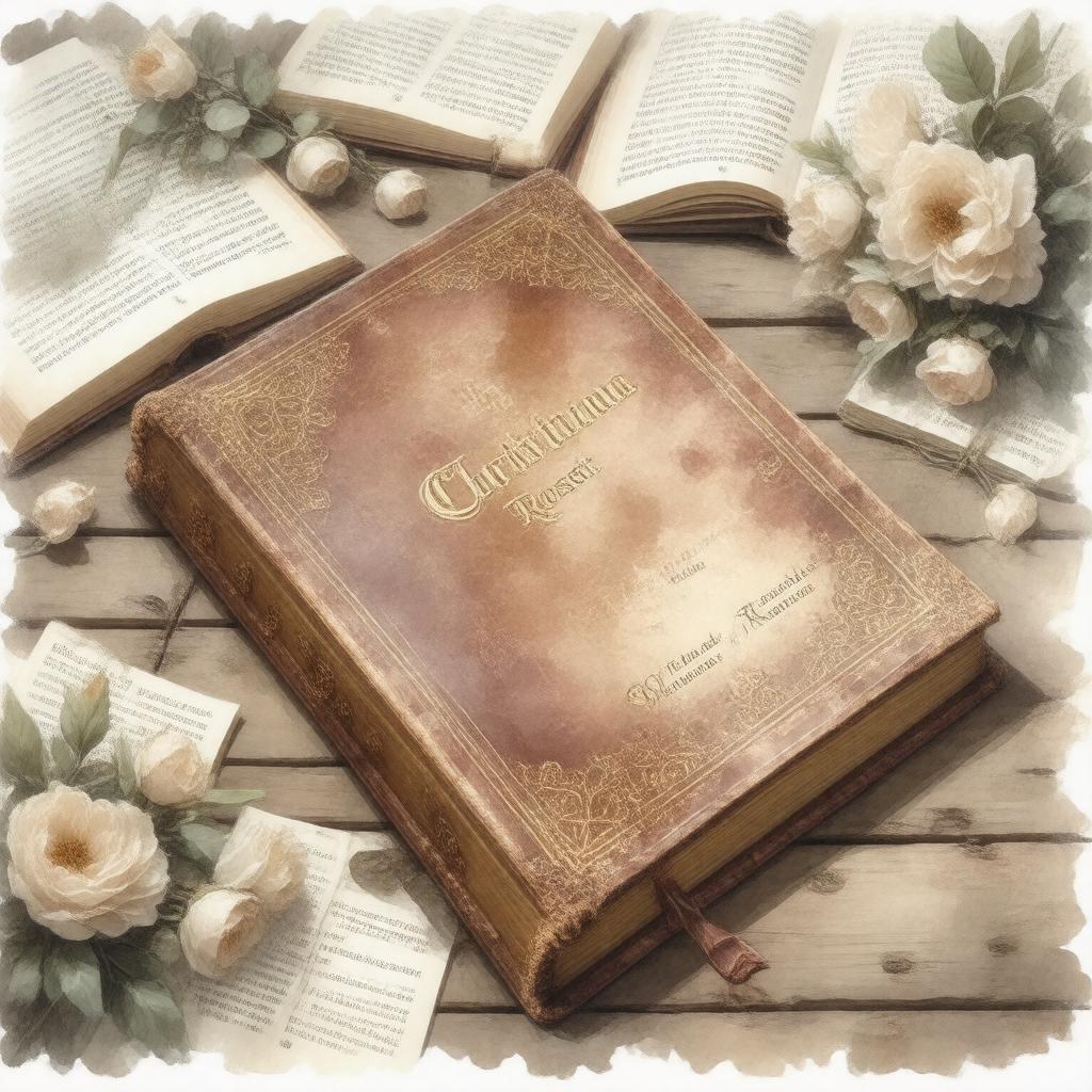 AI-created image of Works of Christina Rossetti