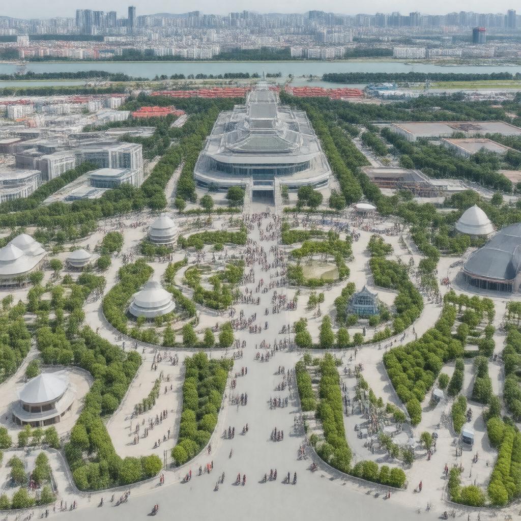 AI-created image of World Expo 2010