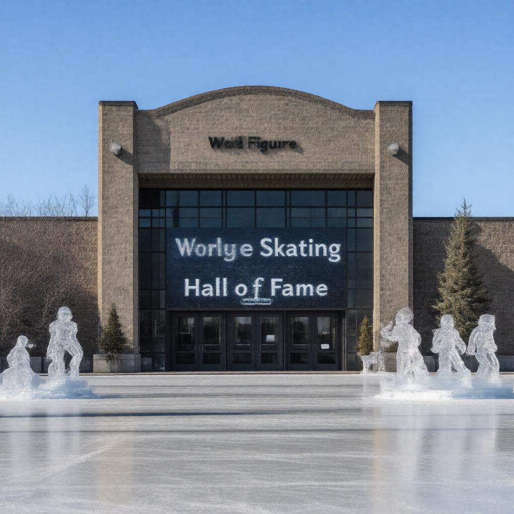 AI-created image of World Figure Skating Hall of Fame