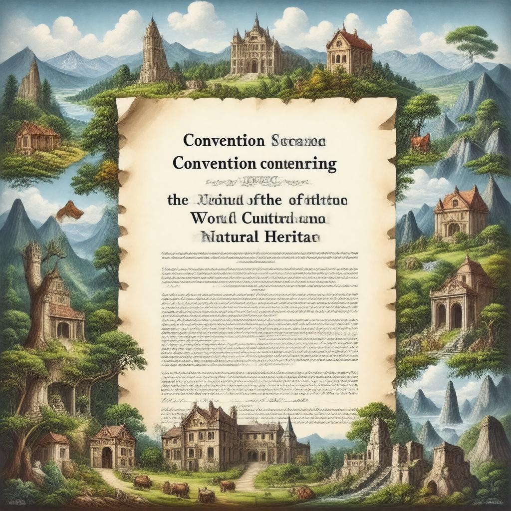 AI-created image of World Heritage Convention